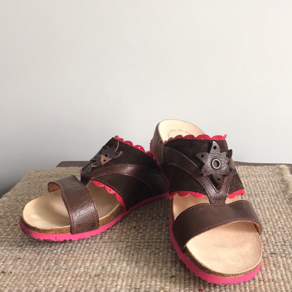 “Think” Brand sandals, never worn